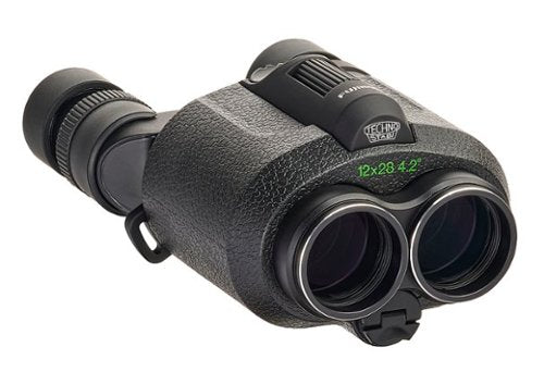 Fujinon - Techno-Stabi TS12x28WP Compact Binoculars with Electronic Stabilization - Black