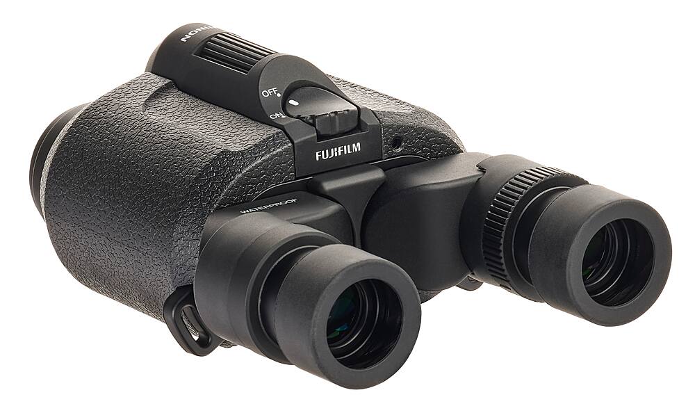 Fujinon - Techno-Stabi TS12x28WP Compact Binoculars with Electronic Stabilization - Black
