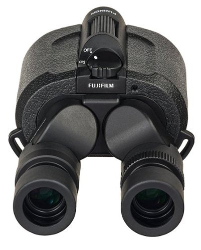 Fujinon - Techno-Stabi TS12x28WP Compact Binoculars with Electronic Stabilization - Black