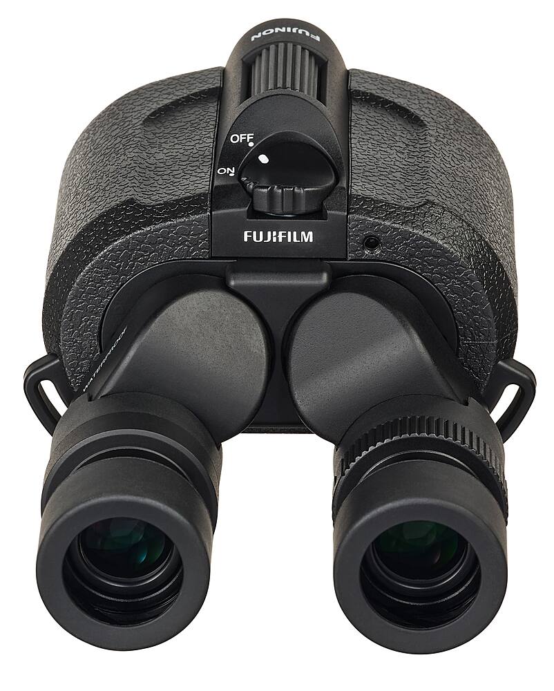 Fujinon - Techno-Stabi TS12x28WP Compact Binoculars with Electronic Stabilization - Black