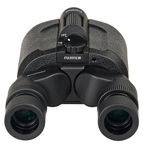 Fujinon - Techno-Stabi TS12x28WP Compact Binoculars with Electronic Stabilization - Black