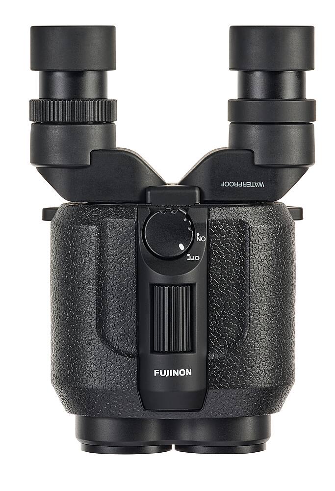 Fujinon - Techno-Stabi TS12x28WP Compact Binoculars with Electronic Stabilization - Black
