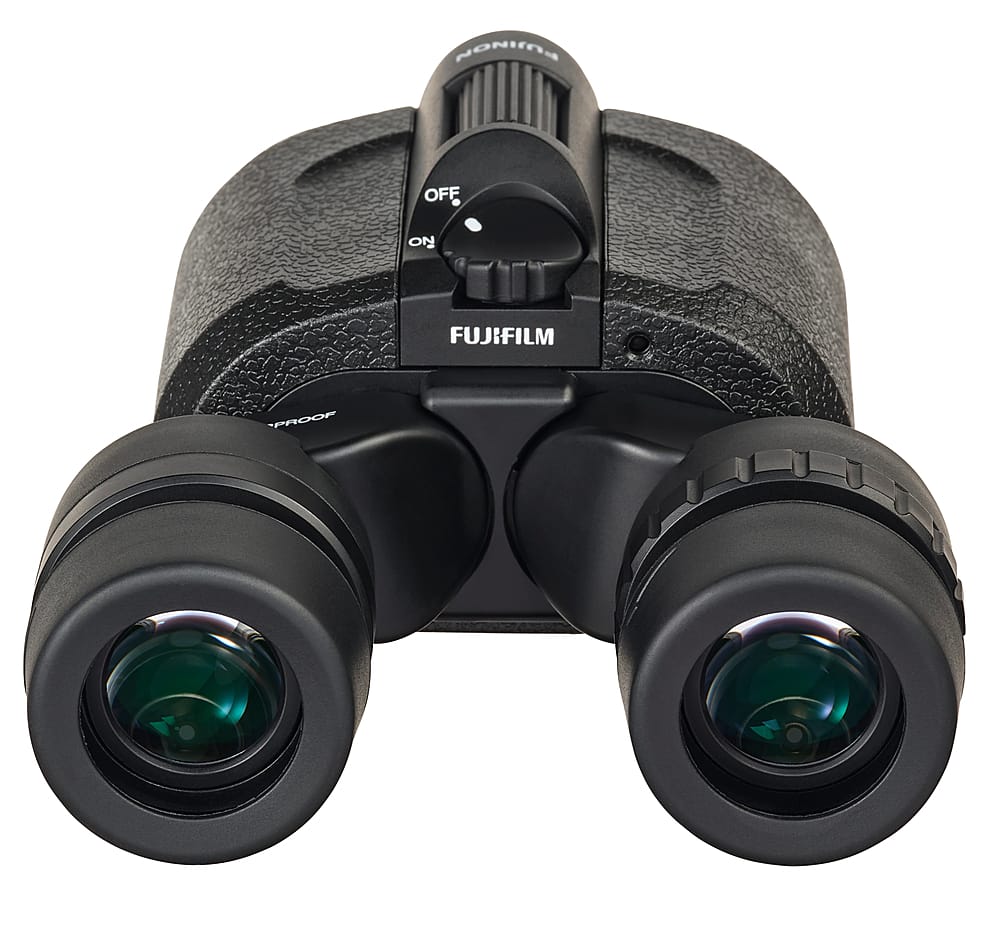 Fujinon - Techno-Stabi TS16x28WP Compact Binoculars with Electronic Stabilization - Black