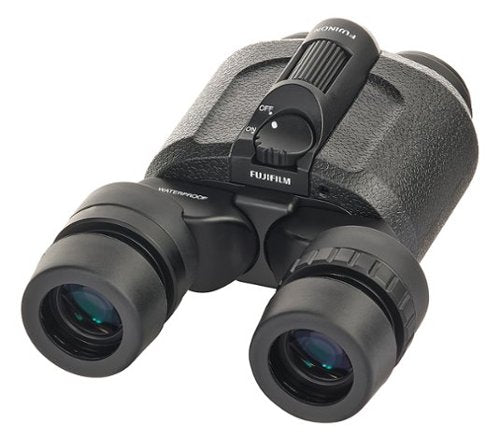 Fujinon - Techno-Stabi TS16x28WP Compact Binoculars with Electronic Stabilization - Black