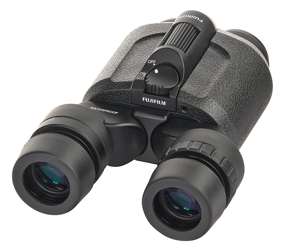 Fujinon - Techno-Stabi TS16x28WP Compact Binoculars with Electronic Stabilization - Black