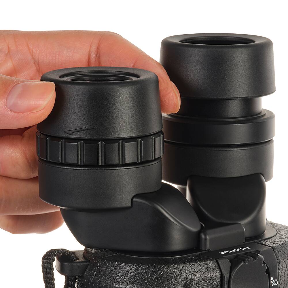 Fujinon - Techno-Stabi TS16x28WP Compact Binoculars with Electronic Stabilization - Black
