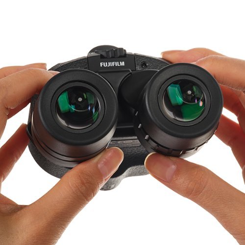 Fujinon - Techno-Stabi TS16x28WP Compact Binoculars with Electronic Stabilization - Black
