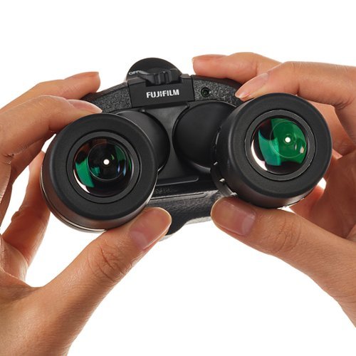 Fujinon - Techno-Stabi TS16x28WP Compact Binoculars with Electronic Stabilization - Black