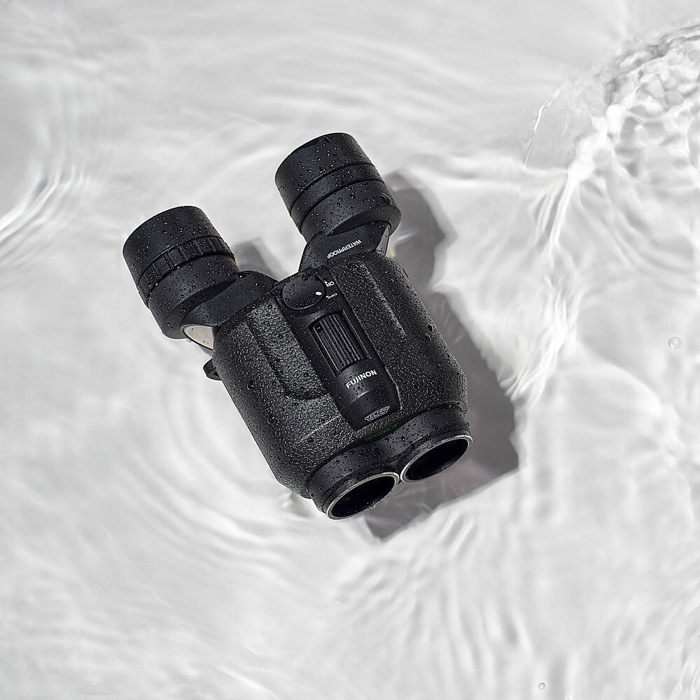 Fujinon - Techno-Stabi TS16x28WP Compact Binoculars with Electronic Stabilization - Black