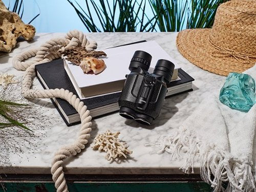 Fujinon - Techno-Stabi TS16x28WP Compact Binoculars with Electronic Stabilization - Black