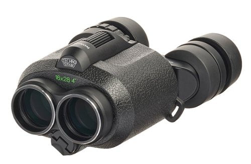 Fujinon - Techno-Stabi TS16x28WP Compact Binoculars with Electronic Stabilization - Black