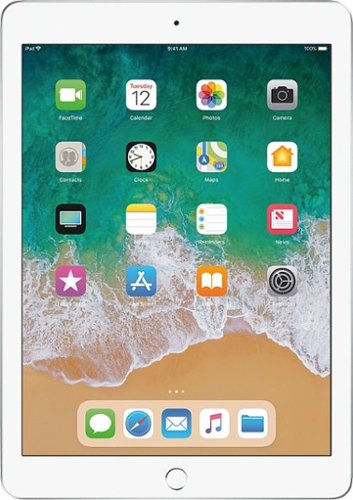 Apple - Geek Squad Refurbished Good - iPad (5th generation) with WiFi - 32GB - Silver