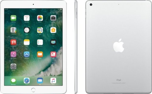 Apple - Geek Squad Refurbished Good - iPad (5th generation) with WiFi - 32GB - Silver