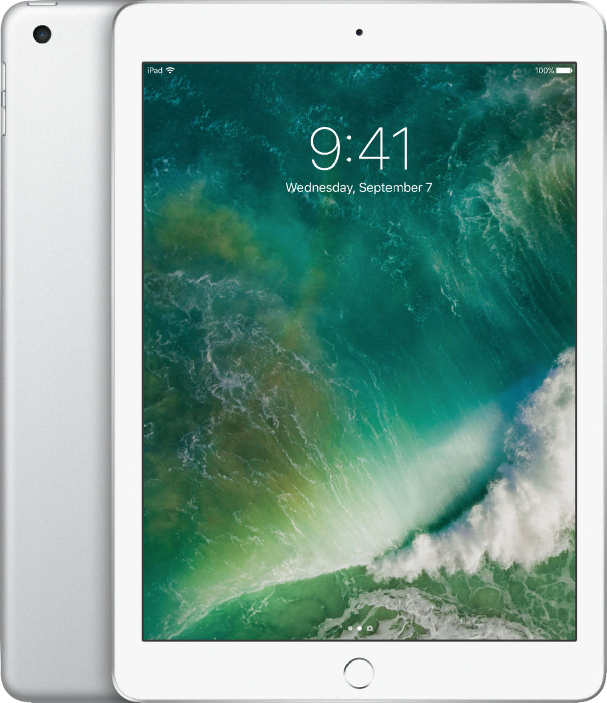 Apple - Geek Squad Refurbished Good - iPad (5th generation) with WiFi - 32GB - Silver