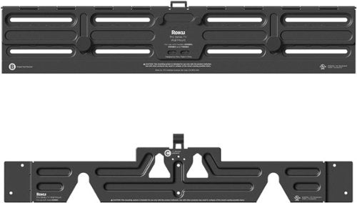 Roku - Wall Mount Kit for 55” Pro Series TV - Ultra-Slim with Minimalist, Flat Design - Hinged Mount for Easy Access to Cables - Black