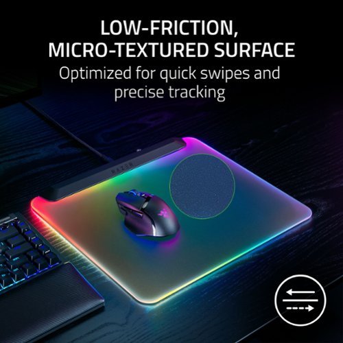 Razer - Firefly V2 Pro Gaming Mouse Pad with Chroma RGB Lighting - Black