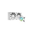 iBUYPOWER - AW4 240mm Radiator CPU Liquid Cooler (2 x 120mm Core Fans) with RGB Display - White