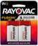 Rayovac - Fusion 9V Batteries (2 Pack), Alkaline 9 Volt Batteries