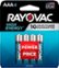 Rayovac - High Energy AAA Batteries (4 Pack), Alkaline Triple A Batteries