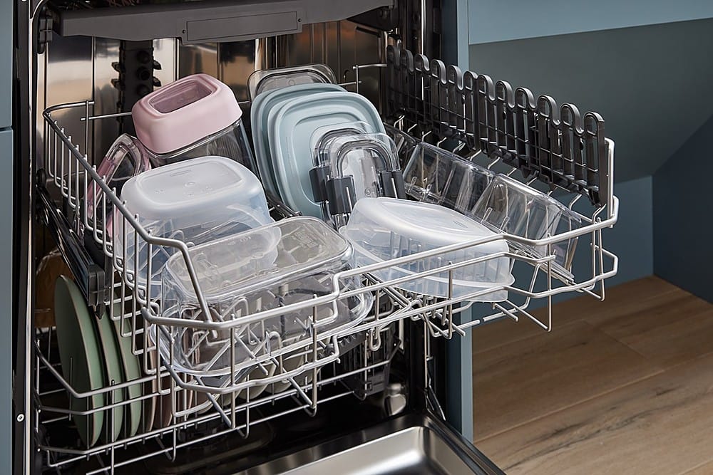 Whirlpool - 24 inch Top Control Built-In Stainless Steel Tub Dishwasher with 3rd Rack, Flush Installation, 44 dBA - Black