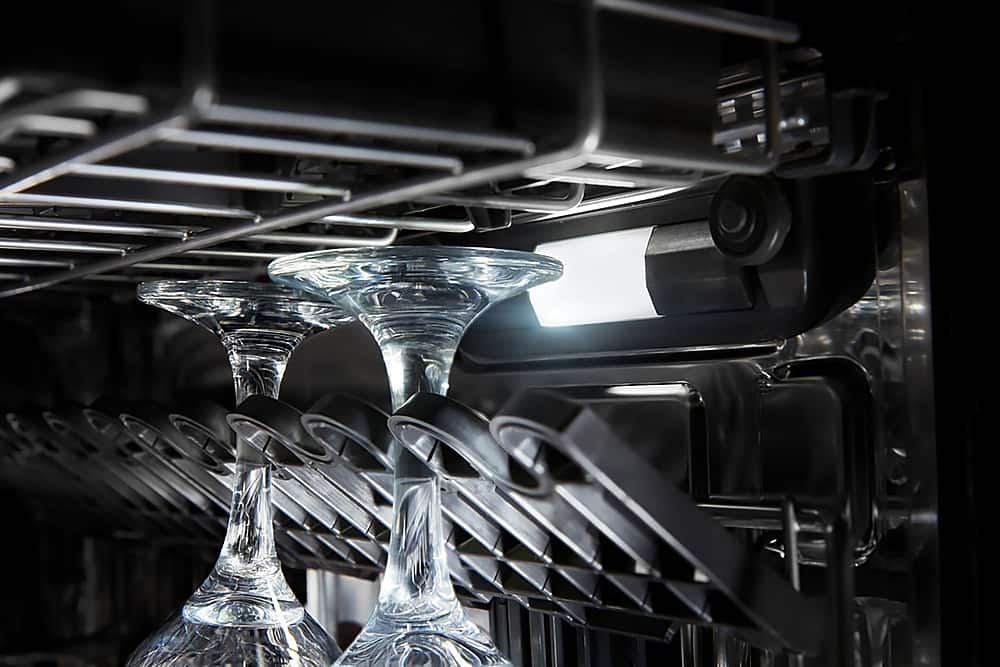 KitchenAid - 24 inch Top Control Built-In Stainless Steel Tub Dishwasher with 3rd Rack and 39 dBA - Custom Panel Ready
