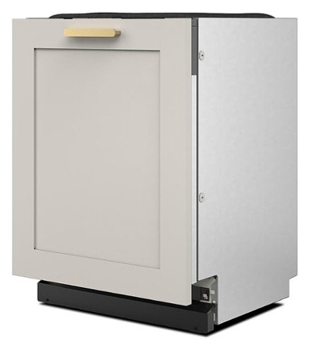 KitchenAid - 24 inch Top Control Built-In Stainless Steel Tub Dishwasher with Panel-Ready Design and 44 dBA - Custom Panel Ready