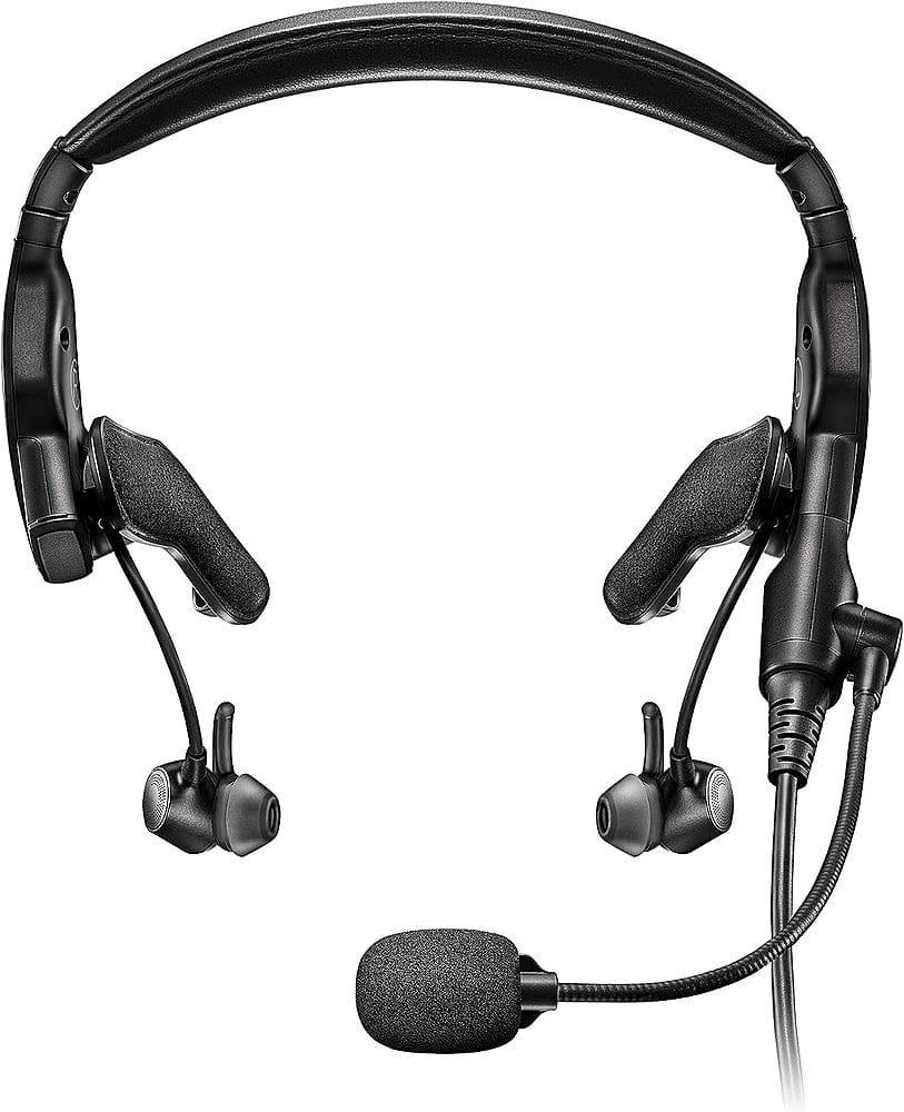 Bose - ProFlight Series 2 Bluetooth Noise-Cancelling In-Ear Aviation Headset with Dual Plug - Black