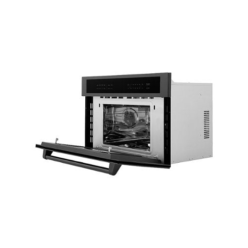 ZLINE - 30" 1.6 cu ft. Built-in Convection Microwave Oven with Speed and Sensor Cooking - Black Stainless Steel