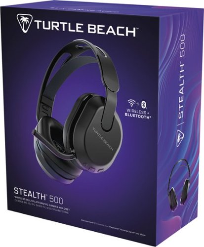 Turtle Beach - Stealth 500 Wireless Over-Ear Gaming Headset for PC, PS5, PS4 & Mobile - Black