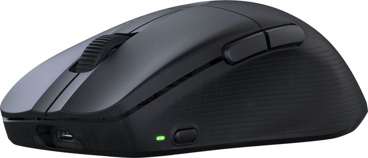 Turtle Beach - Pure Air Ultra-Light Wireless Ergonomic RGB Gaming Mouse with 26K DPI Optical Sensor & 125 hour Battery - Wireless - Black