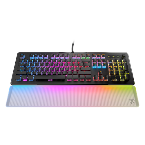 Turtle Beach - Vulcan II Max Full-size Wired Mechanical TITAN Switch Gaming Keyboard with RGB lighting and palm rest for PC - Black