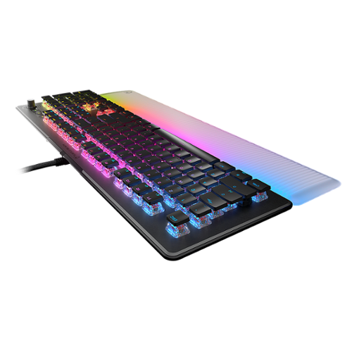 Turtle Beach - Vulcan II Max Full-size Wired Mechanical TITAN Switch Gaming Keyboard with RGB lighting and palm rest for PC - Black