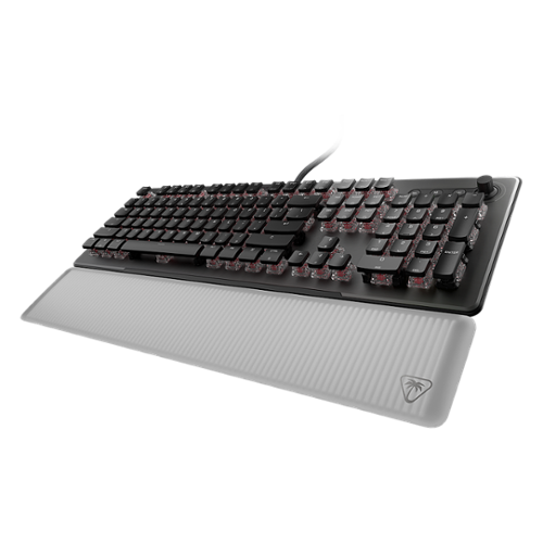 Turtle Beach - Vulcan II Max Full-size Wired Mechanical TITAN Switch Gaming Keyboard with RGB lighting and palm rest for PC - Black