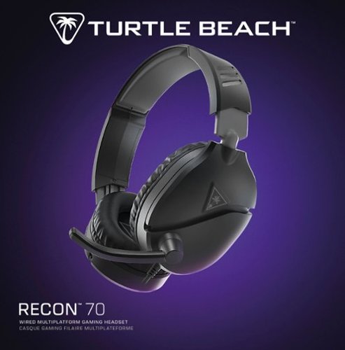 Turtle Beach - Recon 70 Wired Over-Ear Multiplatform Gaming Headset for PC, PS5, PS4, Xbox Series X|S, Xbox One & Mobile - Black