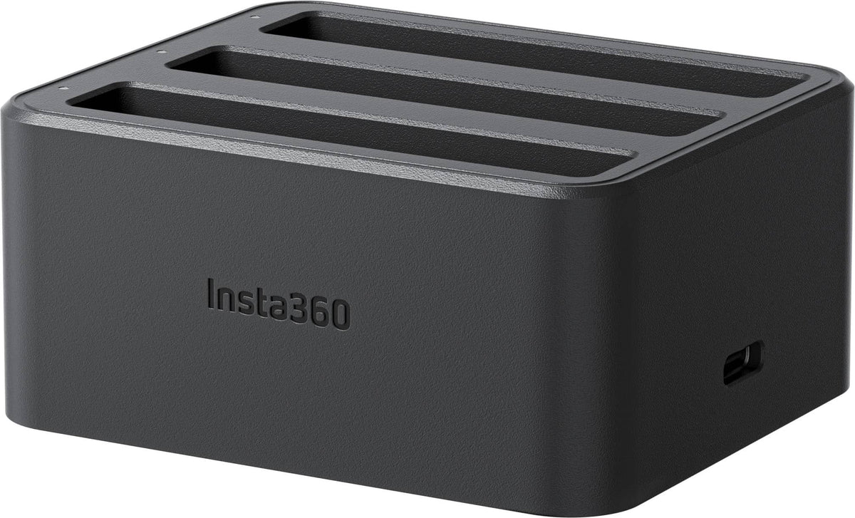 Insta360 - X4 Fast Charge Hub Battery Charger - Black