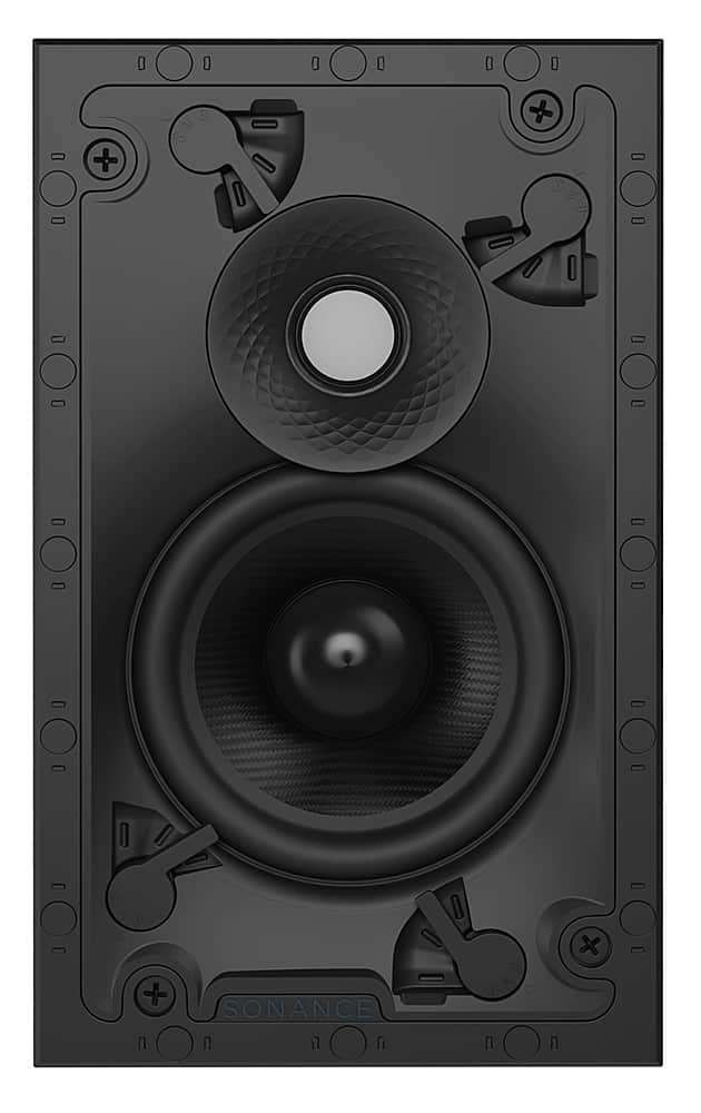 Sonance - VX46 RECTANGLE SINGLE SPEAKER - Visual Experience Series 4" 2-Way In Ceiling Speaker (Each) - Paintable White