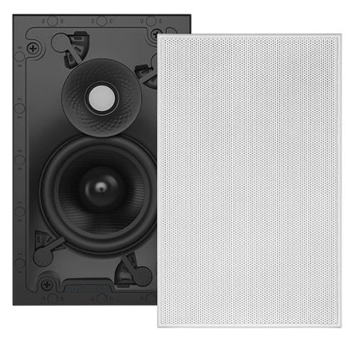 Sonance - VX46 RECTANGLE SINGLE SPEAKER - Visual Experience Series 4" 2-Way In Ceiling Speaker (Each) - Paintable White