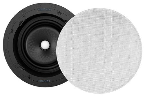 Sonance - VX86R SINGLE SPEAKER - Visual Experience Series 8" 2-Way In Ceiling Speaker (Each) - Paintable White