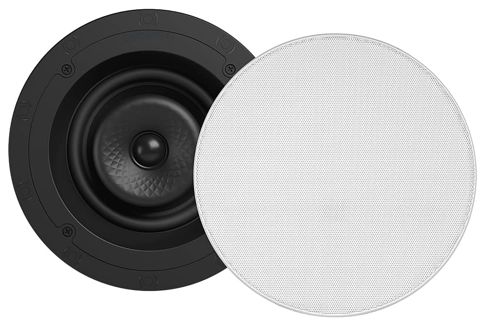 Sonance - VX60R SINGLE SPEAKER - Visual Experience Series 6" 2-Way In Ceiling Speaker (Each) - Paintable White
