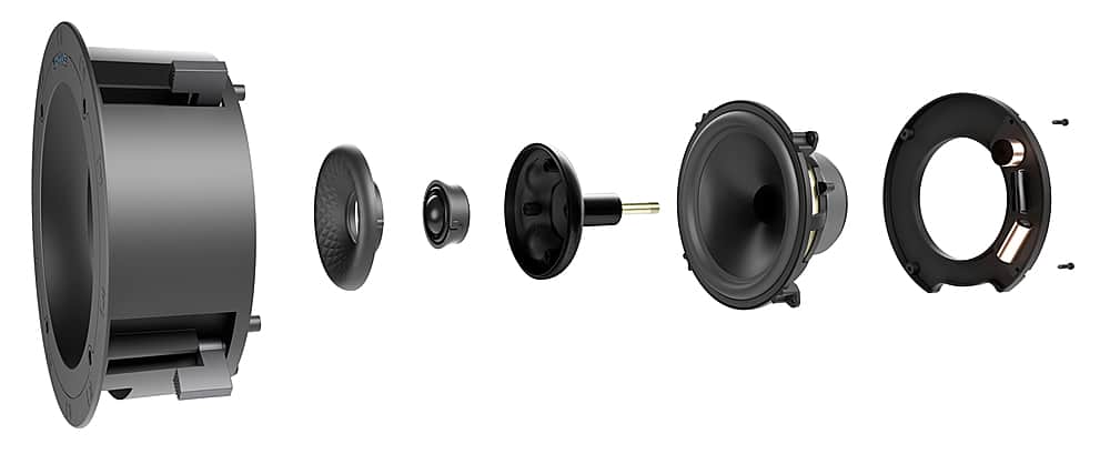Sonance - VX60R SINGLE SPEAKER - Visual Experience Series 6" 2-Way In Ceiling Speaker (Each) - Paintable White