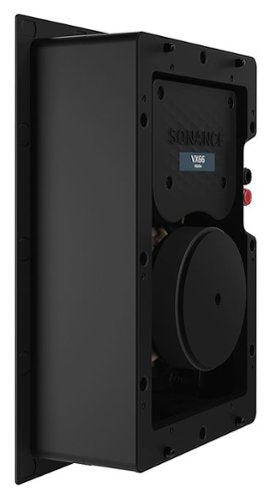 Sonance - VX66 RECTANGLE SINGLE SPEAKER - Visual Experience Series 6" 2-Way In Wall Speaker (Each) - Paintable White