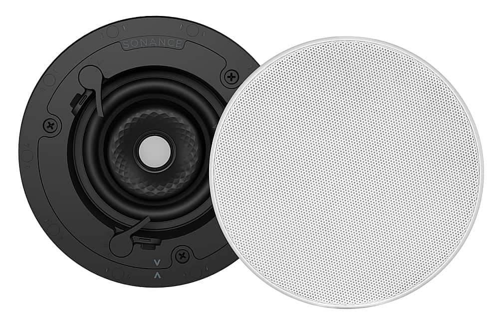 Sonance - VX46R SINGLE SPEAKER - Visual Experience Series 4" 2-Way In Ceiling Speaker (Each) - Paintable White