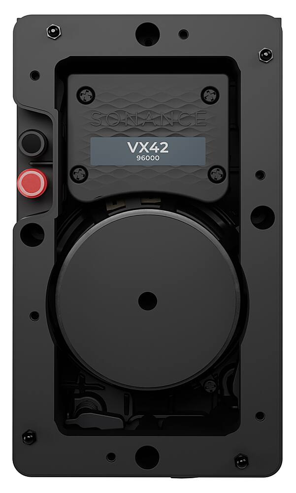 Sonance - VX42 RECTANGLE SINGLE SPEAKER - Visual Experience Series 4" 2-Way In Wall Speaker (Each) - Paintable White