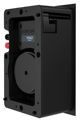 Sonance - VX42 RECTANGLE SINGLE SPEAKER - Visual Experience Series 4" 2-Way In Wall Speaker (Each) - Paintable White