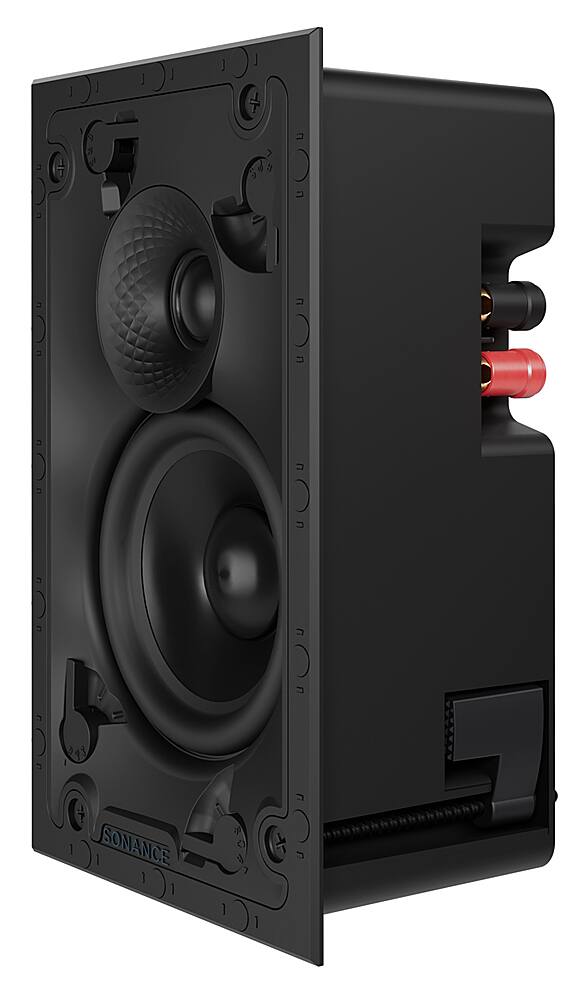 Sonance - VX42 RECTANGLE SINGLE SPEAKER - Visual Experience Series 4" 2-Way In Wall Speaker (Each) - Paintable White