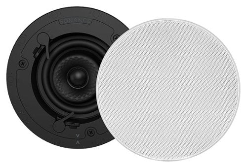 Sonance - VX42R SINGLE SPEAKER - Visual Experience Series 4" 2-Way In Ceiling Speaker (Each) - Paintable White
