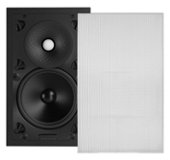 Sonance - VX86 RECTANGLE SINGLE SPEAKER - Visual Experience Series 8" 2-Way In Wall Speaker (Each) - Paintable White
