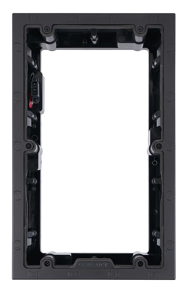 Sonance - VX86 RECTANGLE SINGLE SPEAKER - Visual Experience Series 8" 2-Way In Wall Speaker (Each) - Paintable White