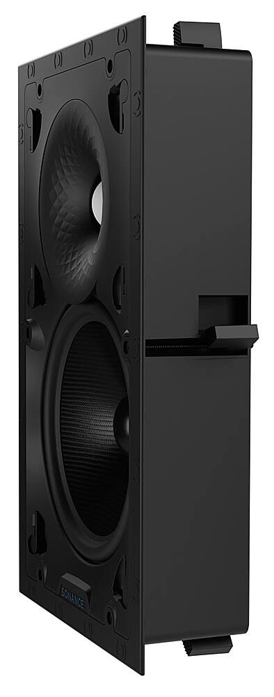 Sonance - VX86 RECTANGLE SINGLE SPEAKER - Visual Experience Series 8" 2-Way In Wall Speaker (Each) - Paintable White