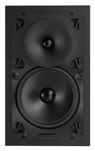 Sonance - VX82 RECTANGLE SINGLE SPEAKER - Visual Experience Series 8" 2-Way In Wall Speaker (Each) - Paintable White